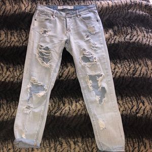 Brandy Melville Deconstructed Jeans